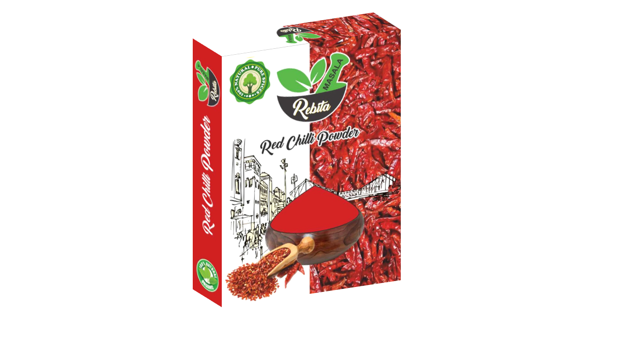 Rebita Red Chilli Powder box